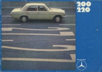 Mercedes-Benz 200 220 Prospekt 8.1969