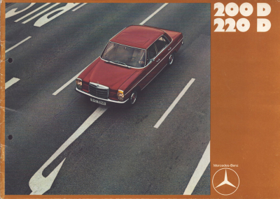 Mercedes-Benz 200D 220D Prospekt 8.1969