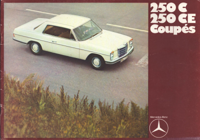 Mercedes-Benz 250 250 CE Coupés Prospekt 8.1969