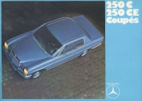 Mercedes-Benz 250 250 CE Coupés brochure 6.1970