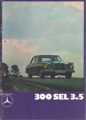 Mercedes-Benz 300 SEL 3.5 Prospekt 8.1969