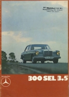 Mercedes-Benz 300 SEL 3.5 Prospekt 1970