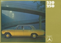 Mercedes-Benz 230 250 brochure 12.1970