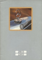 Mercedes-Benz 200 D 220 D Prospekt 11.1972