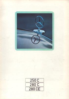 Mercedes-Benz 250C 280C 280CE Prospekt 9.1972