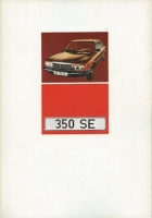 Mercedes-Benz 350 SE Prospekt 11.1972