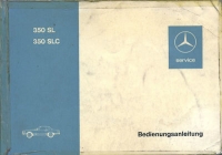 Mercedes-Benz 350 SL SLC owner`s manual 7.1972