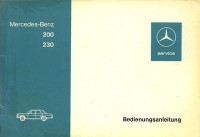 Mercedes-Benz 200 230 owner`s manual 6.1973