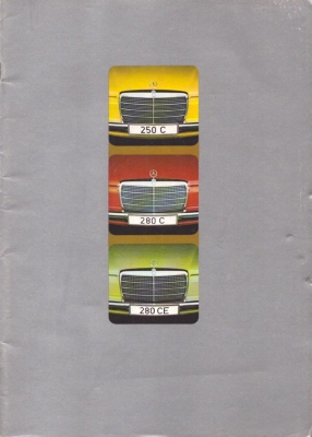 Mercedes-Benz 250C 280C 280CE Prospekt 6.1973