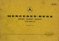 Mercedes-Benz OM 615 Ersatzteilliste 9.1974