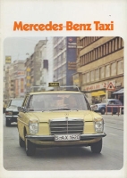 Mercedes-Benz Taxi brochure 8.1974