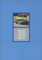 Mercedes-Benz 200D 220D 240D 300D brochure 12.1975