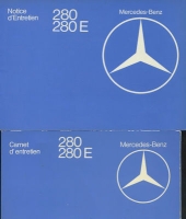 Mercedes-Benz 280 280E owner`s manual 1976