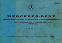 Mercedes-Benz 200-300D Partlist 1976