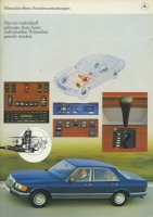 Mercedes-Benz equipment Prospekt brochure 4.1981