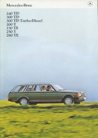 Mercedes-Benz 200T-280TE 240TD-300TD brochure 2.1981