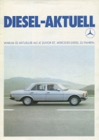 Mercedes-Benz W 123 Diesel brochure 10.1980