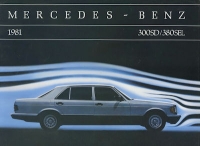 Mercedes-Benz 380 SD / SEL US- Prospekt 1981 e