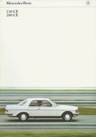 Mercedes-Benz 230CE 280CE brochure 2.1981