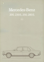 Mercedes-Benz 200-280 E brochure 8.1981