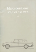 Mercedes-Benz 200-280 E brochure 12.1981