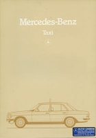 Mercedes-Benz W 123 Taxi brochure 11.1981