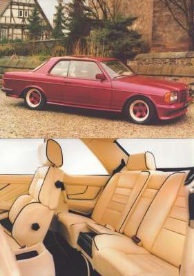 Mercedes-Benz AMG W 123 / 123C Prospekt ca. 1980-82