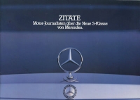 Mercedes-Benz S-Klasse brochure 7.1981