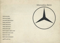 Mercedes-Benz W 126 Radio owner`s manual 1.1982