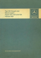 Mercedes-Benz Typ 126 C ... repair manual 9.1981