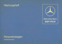 Mercedes-Benz Maintenance booklet 8.1981