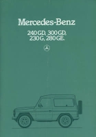 Mercedes G brochure 8.1981