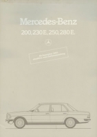 Mercedes-Benz 200-280 E brochure 9.1982