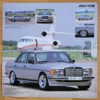 Mercedes-Benz AMG W 123 brochure ca. 1983