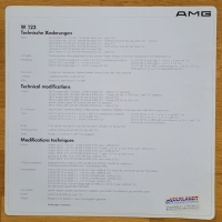 Preview: Mercedes-Benz AMG W 123 Prospekt ca. 1983