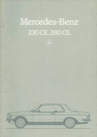 Mercedes-Benz 230 CE 280 CE brochure 5.1983