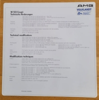 Preview: Mercedes-Benz AMG W 123 C Prospekt ca. 1983