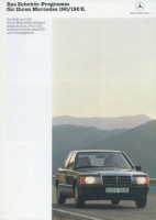 Mercedes-Benz 190 accessories brochure 4.1983