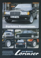 Mercedes-Benz Lorinser 190/190E brochure 1983