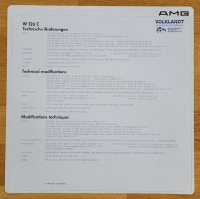 Preview: Mercedes-Benz AMG W 126 C Prospekt ca. 1983