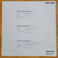 Preview: Mercedes-Benz AMG W 460 Prospekt ca. 1983