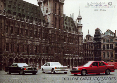 Mercedes-Benz Carat Duchatelet Programm-Mappe 9.1983