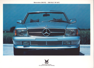 Preview: Mercedes-Benz D & W Styling Einzelblätter ca. 1984