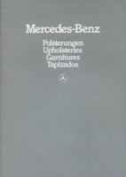 Mercedes-Benz upholsteries brochure 11.1983