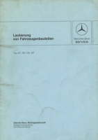 Mercedes-Benz Anleitung für Lackierungen 6.1984