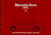 Mercedes-Benz 190 D brochure 1984