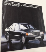 Mercedes-Benz 190 E 2.3-16 brochure 8.1983