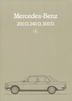 Mercedes-Benz 200 D-300 D Prospekt 12.1983