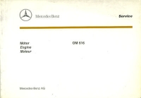 Mercedes-Benz OM 616 2000-2400ccm Ersatzteilliste 1991