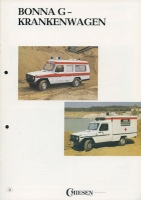 Mercedes-Benz Miesen ambulance Bonna G brochure 2.1983